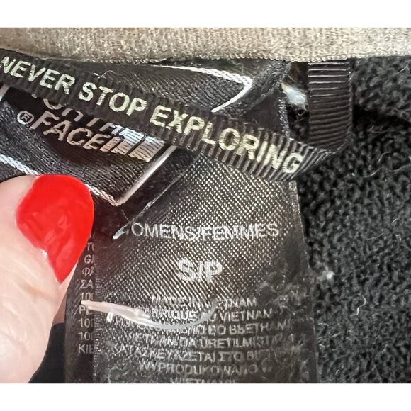 The North Face Full Zip Fleece Jacket Women’s Size Small Black Winter Outdoor - Picture 3 of 12